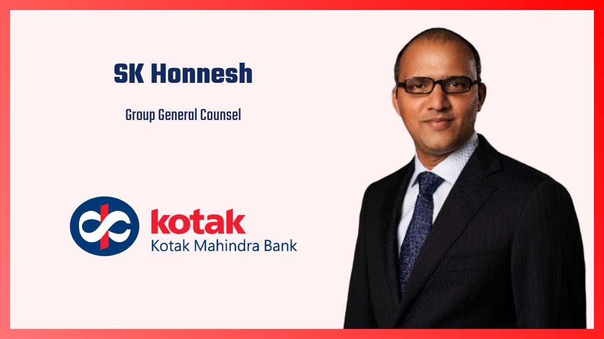 Kotak Mahindra Bank appoints SK Honnesh as Group General Counsel