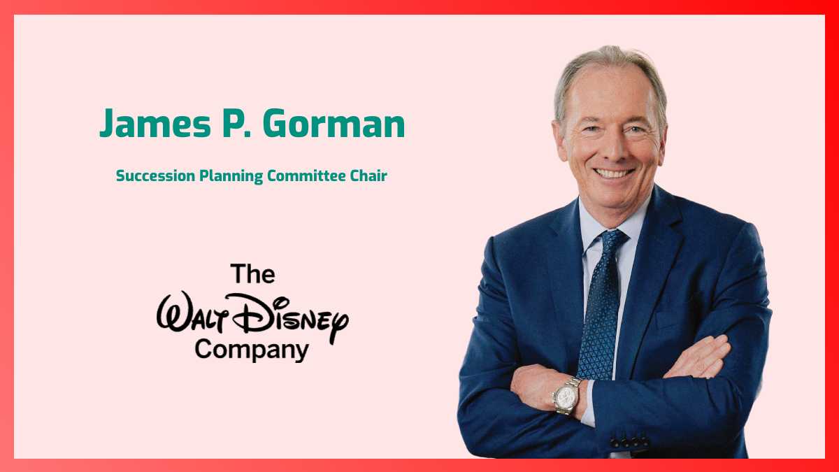 Walt Disney board names James P. Gorman as Succession Planning Committee Chair