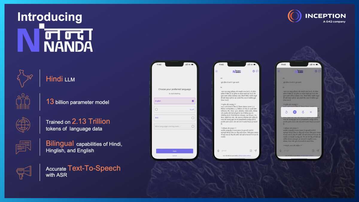 G42 to launch Hindi LLM, NANDA