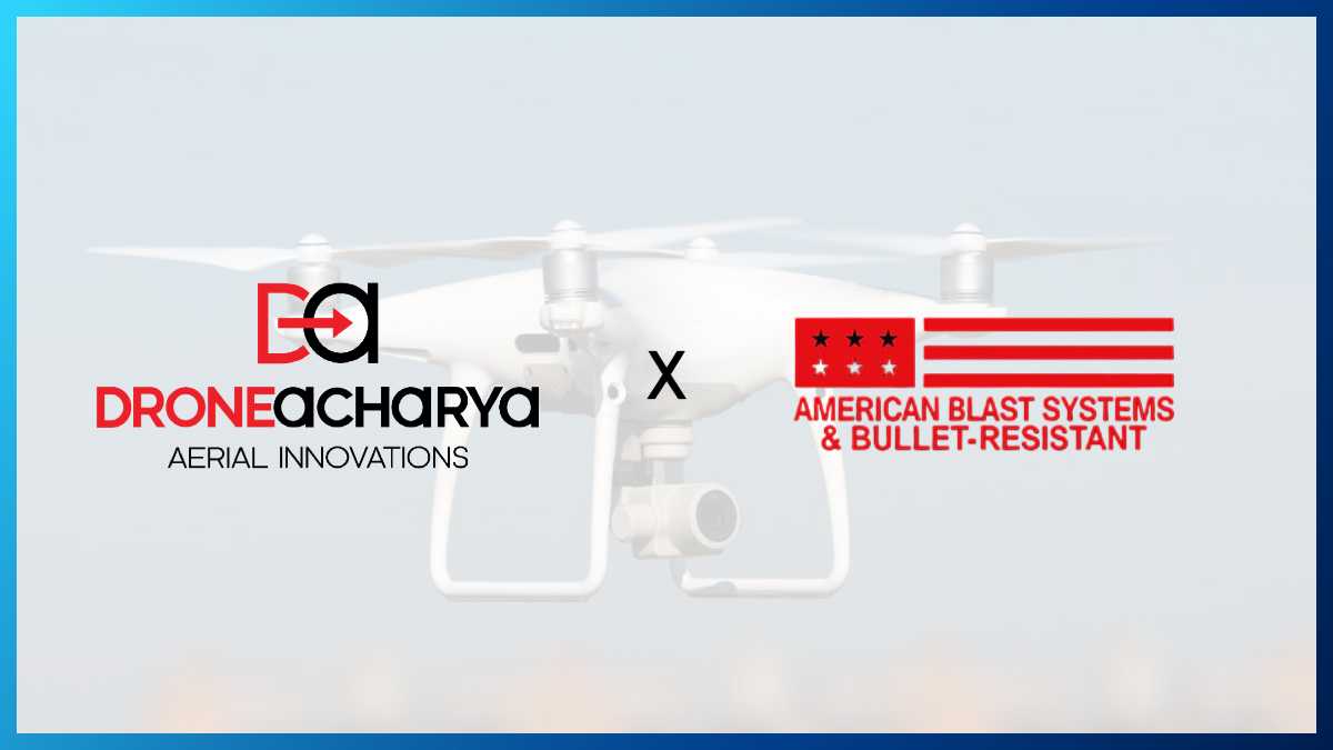 DroneAcharya partners with American Blast Systems; forays into US, European markets