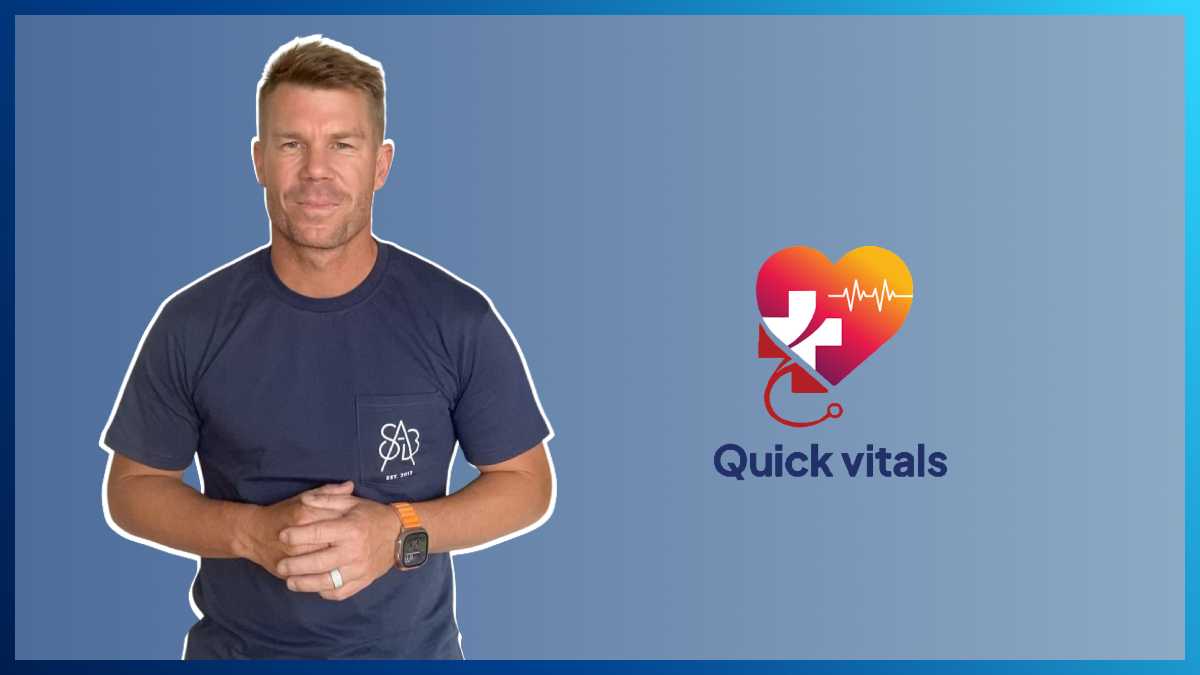 Quick Vitals names David Warner as Wellness Ambassador