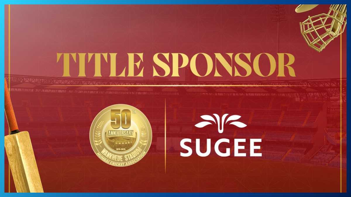 MCA partners onboards Sugee Group as Title Sponsor for 50th Anniversary celebrations of Wankhede Stadium