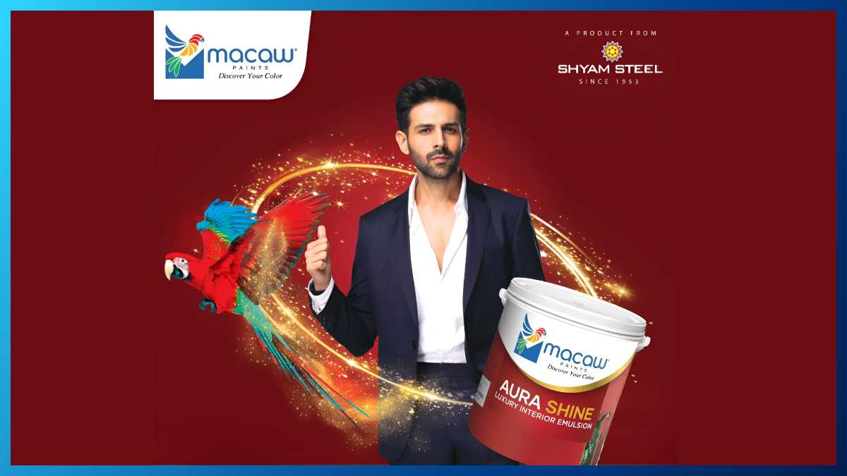 Shyam Steel launches Macaw Paints, onboards Kartik Aaryan as Brand Ambassador