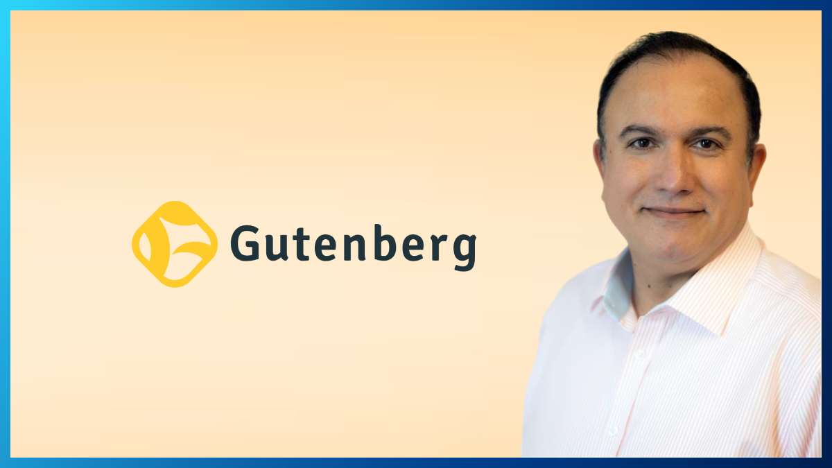 Gutenberg elevates Amardeep Singh to Co-Founder and President