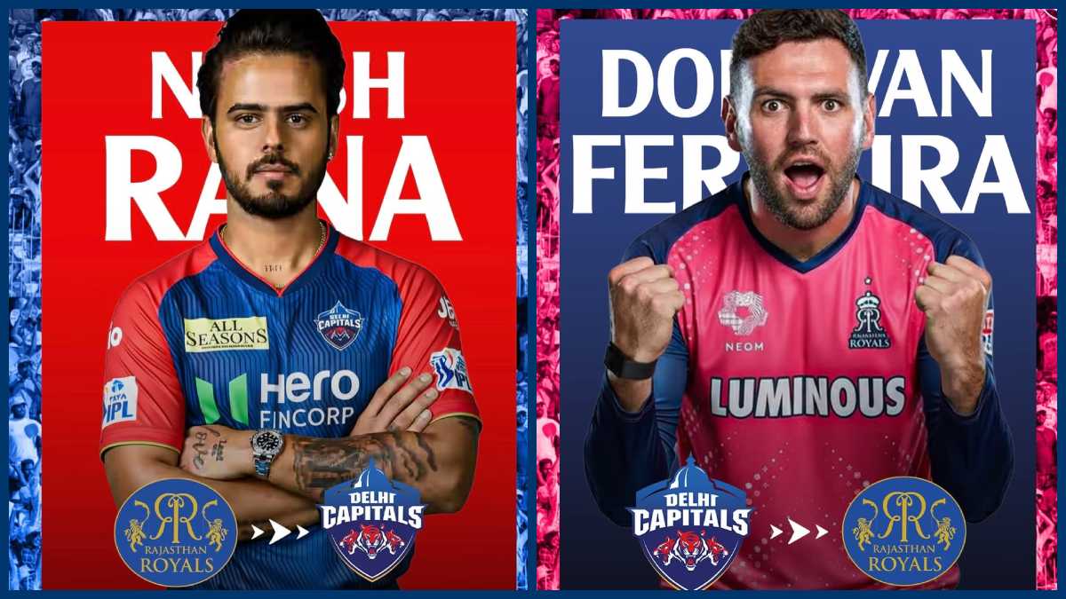 IPL 2026: Nitish Rana moves to Delhi Capitals; Donovan Ferreira traded to Rajasthan Royals