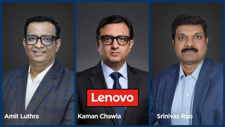 Lenovo India elevates Amit Luthra, Kaman Chawla and Srinivas Rao