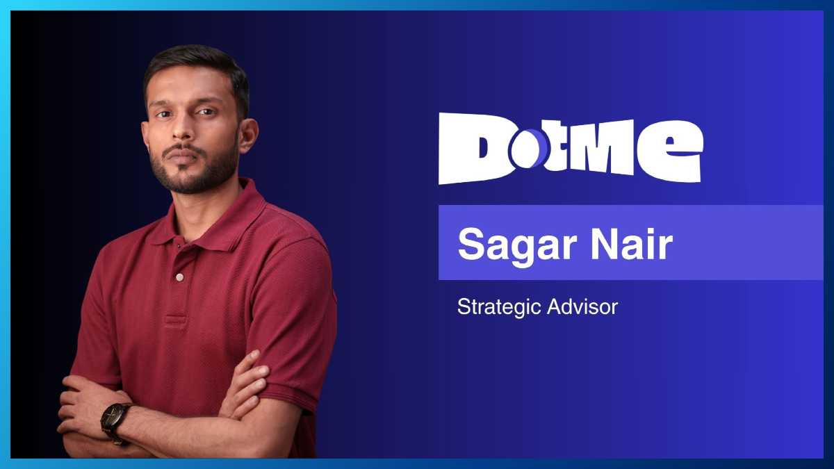 Sagar Nair joins DotMe as Strategic Advisor