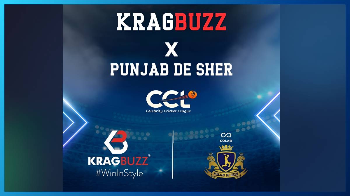 KragBuzz joins Punjab De Sher as Official Jersey Partner for Celebrity Cricket League 2026