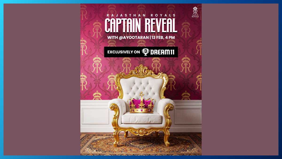 Rajasthan Royals to unveil new captain live & exclusive on Dream11